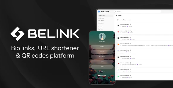 BeLink v4.0.0 – 短网址二维码生成系统中文版