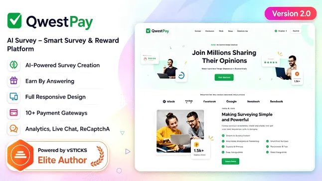 QwestPay v2.0 问卷调查与奖励系统 – AI 驱动的在线问卷生成