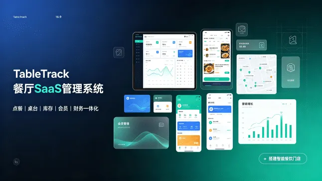TableTrack 餐厅管理系统评测｜扫码点餐、桌台收银、会员库存一体化 SaaS 源码